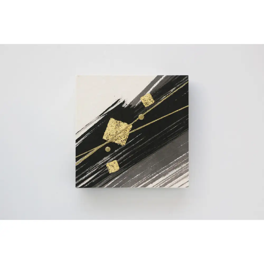 二俣和紙ミニアートパネル 15cm角サイズ（金沢産 本金箔 使用）
