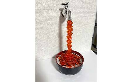 ★蛇口からイクラが出ている食品サンプル★北海道釧路市発 ユーモア雑貨 ハンドメイド イクラ 食品サンプル フェイクフード インテリア オリジナル 面白い ギフト 観賞用 F5F-0145