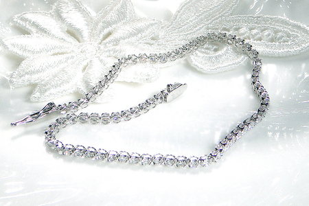 pt900【1.0ct】ダイヤモンド テニス ブレスレット CSBL00020-pt SWAV082