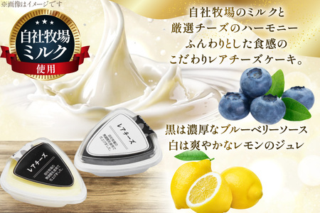 レアチーズケーキ mowmo 2種 4個 セット レモン ブルーベリー [岩瀬牧場 北海道 砂川市 12260956]