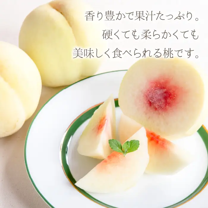 【2026年発送★先行予約】Snow Peach （大玉2個入）　208-001
