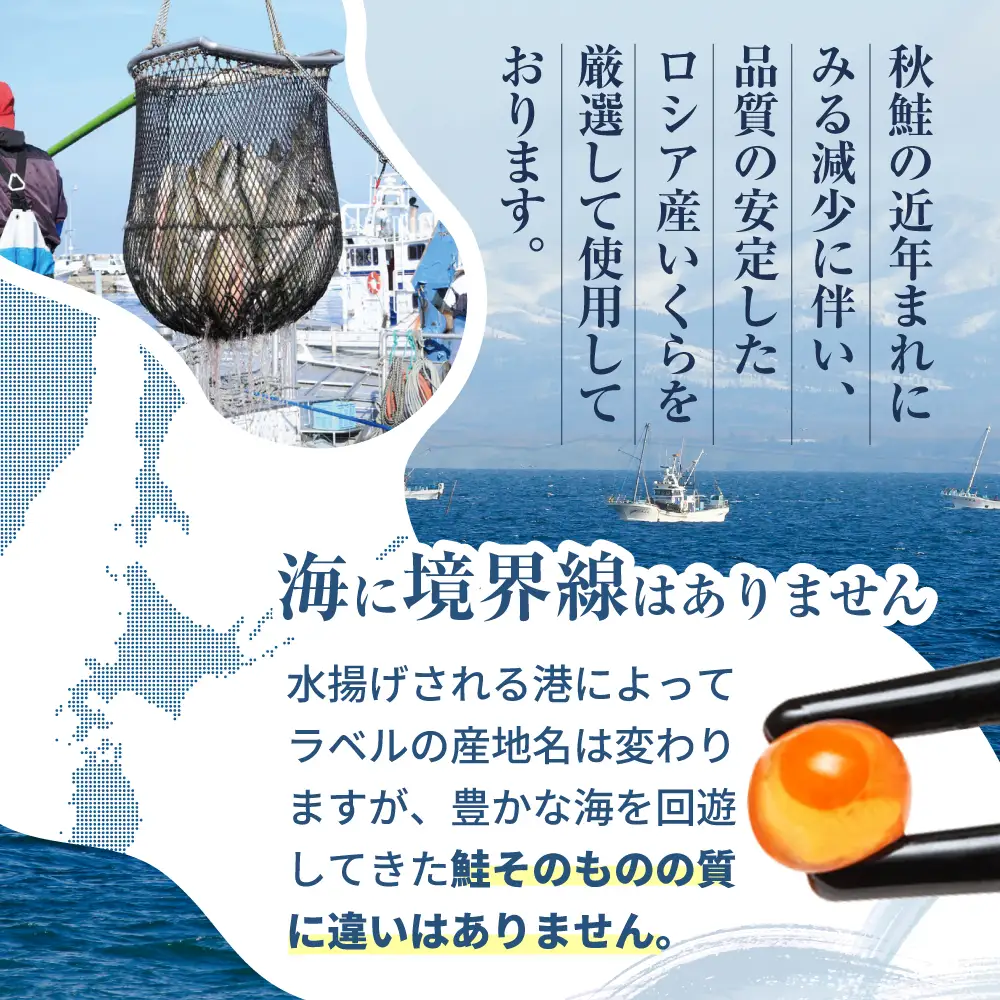 ロシア産・鮭いくら醤油漬け500g MT002TY00
