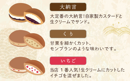 お菓子のひろせ店長お勧め「生どらバラエティMIXセット10個入り」