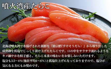 丸鮮道場水産 噴火湾産たらこと北海道の昆布味明太子 便利に小分けでお届け 詰合せ 噴火湾産たらこ200g×1 昆布味明太子200g×1 (計400g)