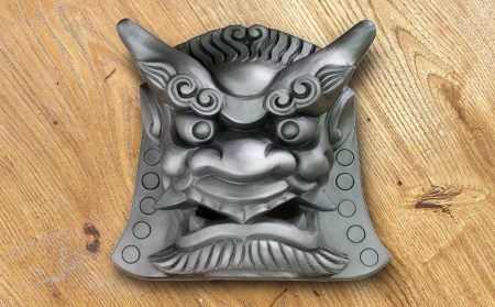 手作り鬼瓦　鬼面　弐号