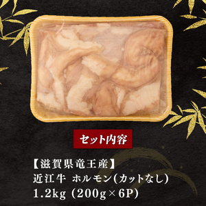 近江牛 ホルモン 1.2kg カットなし
