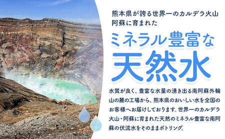 【12ヶ月定期便】天然水  阿蘇山 天然水 500ml 24本 |丸富産業