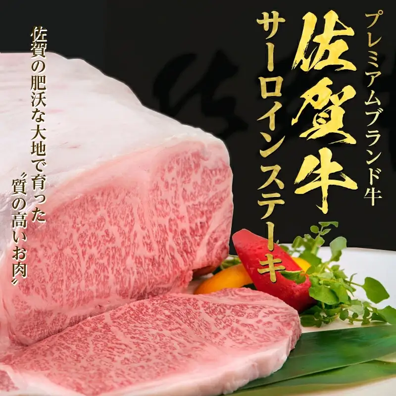 佐賀牛 サーロインステーキ250g×2枚(合計500g) 和牛 ご褒美に ギフト用 2人前 A5~A4等級 霜降り牛肉