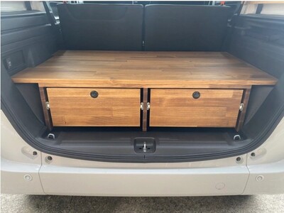 ホンダ Honda N-VAN 専用設計 荷室収納 ラゲッジスペース 活用 引き出し付きで収納力アップ！ トランク