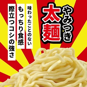SZ0321　太麺 焼きそばと焼きそば粉末ソース　4食セット