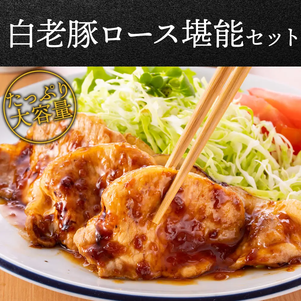 北海道産 白老豚 ロース・肩ロース・挽肉 セット 合計4.1kg BV099