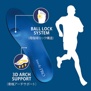【株式会社 村井】インソールプロ・スポーツ ランニング【XL】