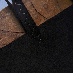 トートバッグ (ブラック) Ultrasuede (R) [2582]