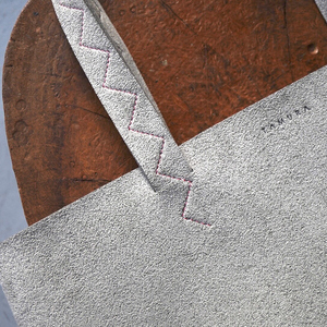 トートバッグ (ミックスグレー) Ultrasuede (R) [2583]