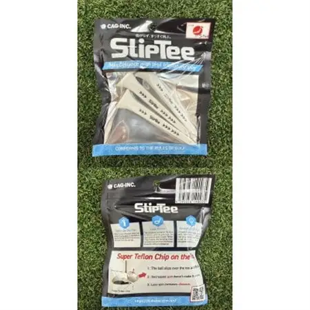 SUBEッティ　SlipTee　ロング　ホワイト　1袋3本入　キャグ 飛んで曲がらない　ゴルフティー【1718377】