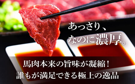 【全6回定期便】【冷蔵】純国産馬 赤身馬刺し盛り 計約1kg (約100g×10個) / ばさし 馬刺 あかみ 熊本馬刺し 熊本県 菊陽町【株式会社古閑ファーム】[BHDF040]
