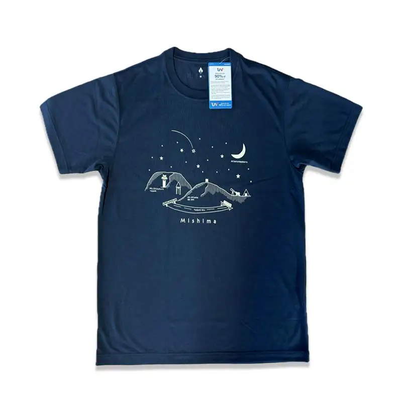 モンベルTシャツ 三島町オリジナルデザイン （ダークネイビー・Lサイズ） FAG-0048