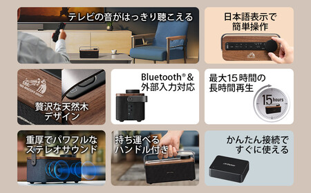 Victor ポータブルワイヤレススピ－カー SP-WS10BT Bluetooth対応 手元スピーカー AJZ0018
