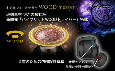 【サンバーストブラウン】Victor ワイヤレスイヤホン HA-FW5000T 木の振動板 WOODシリーズ AJZ0015VC01