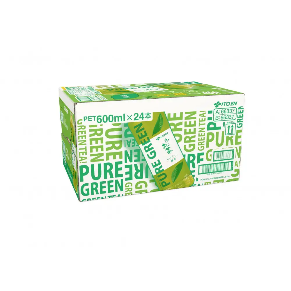 【生活応援寄付額】お～いお茶 PURE GUREEN 緑茶 600ml×24本セット［おーいお茶 ピュア グリーン ペットボトル ケース 箱 伊藤園 静岡茶］