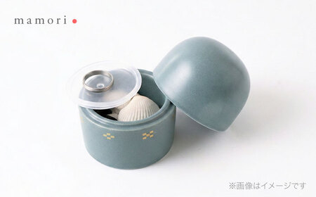 【美濃焼】護-mamori- 骨壺 三具足セット Light gray 【角富製陶所】 仏具 供養 カジュアル 家族[MFP033]