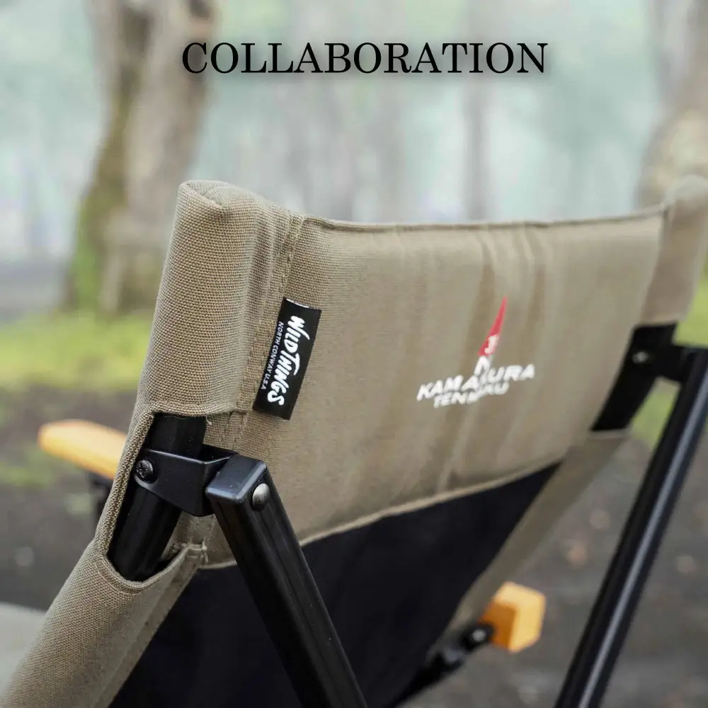 【鎌倉天幕】×WILD THINGS GL CHAIR TC (座面生地二枚使い・アルミフレーム) WT-GLC