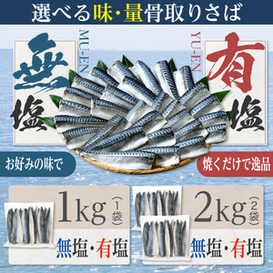 訳あり 有塩さば 骨取り 約1kg さば