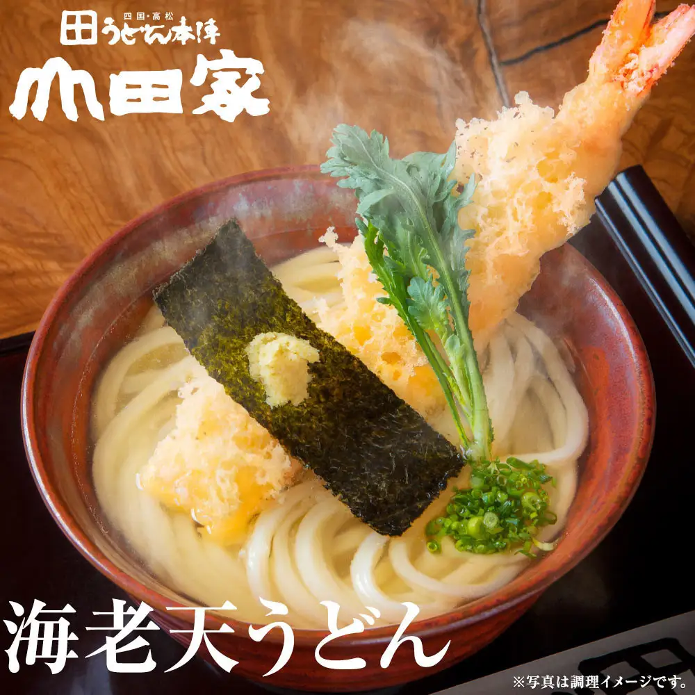 うどん本陣山田家心温まる讃岐の味セット～冷凍讃岐うどん　えび天・きつね・かき揚げセット/10人前（高松市）