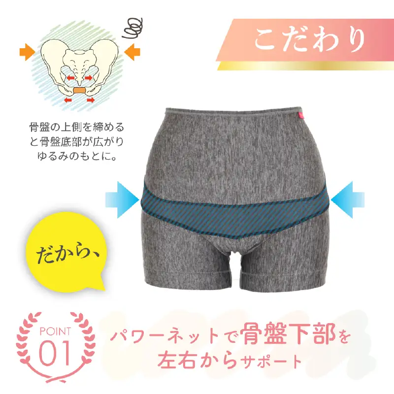 骨盤ダブルサポートパンツ MLサイズ