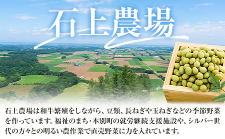 本別産 長ねぎ 5kg ２L～M 混合 石上農場《11月上旬から12月下旬　順次出荷》北海道 本別町 送料無料 北海道 本別町 十勝 本別町産 ねぎ 長ネギ 野菜 5キロ