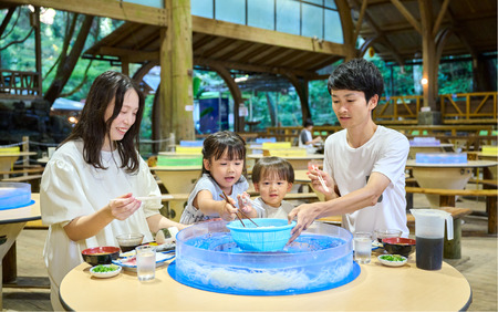 いぶすき唐船峡 そうめん流しお食事ペアチケット 指宿市営唐船峡そうめん流し IB050-001 食事券 食事券