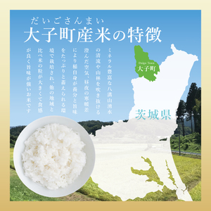 【数量限定】大子産米 きぬむすめ3kg｜茨城県 大子町 奥久慈 銘柄 白米 精米 ご飯 令和7年産(AV056)