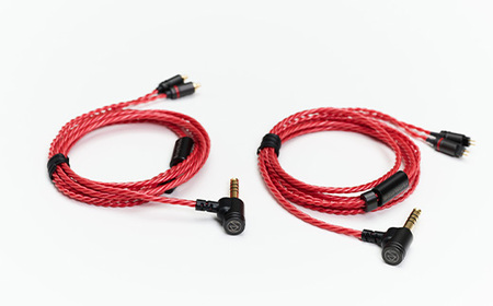 【玉村町ふるさと納税限定】TAMAMURA (5極4.4mm L型 to MMCX) イヤフォンリケーブル【ブリスオーディオ】