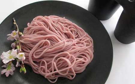 期間限定 出石そば 桜香る 桜そば 半なま つゆ付き 4人前（1セット） 田中屋食品 受賞歴多数 国内製造 蕎麦 ソバ 麺類 伝統 但馬 豊岡 【桜の爽やかな香りが口いっぱいに広がります。】 ST-067
