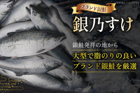 銀乃すけ PREMIUM SET 銀鮭 厚切り 西京漬け 寒風干し 2切入 4p 2種 計16p [行場商店 宮城県 南三陸町 m304bir900001]