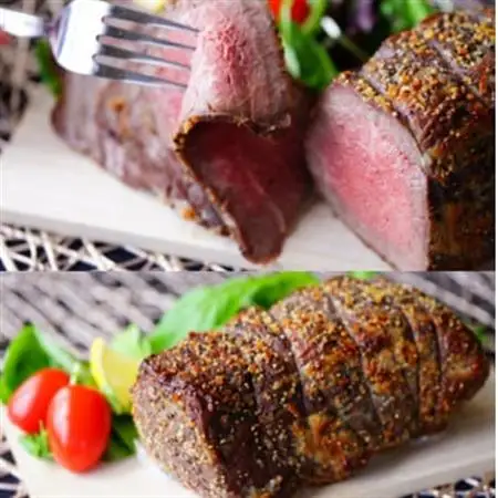 お肉屋さんの手作りローストビーフ(250g×2)＆焼き豚(300g×2・たれ付き)セット【配送不可地域：離島】【1721851】