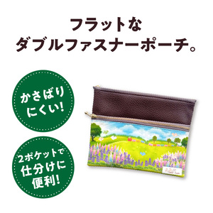 ノグ工房　【列車】ダブルファスナーポーチ_U148-0001_5