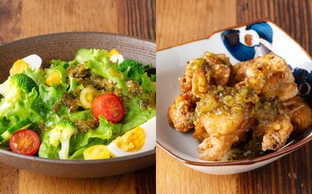 A337 かけたかなドレッシング＆みかんどれっしんぐ 各190ml×2本セット （ 計4本 ） ドレッシング 調味料 料理 サラダドレッシング サラダ 野菜 高菜 三池高菜 ミカン 果物 くだもの セット