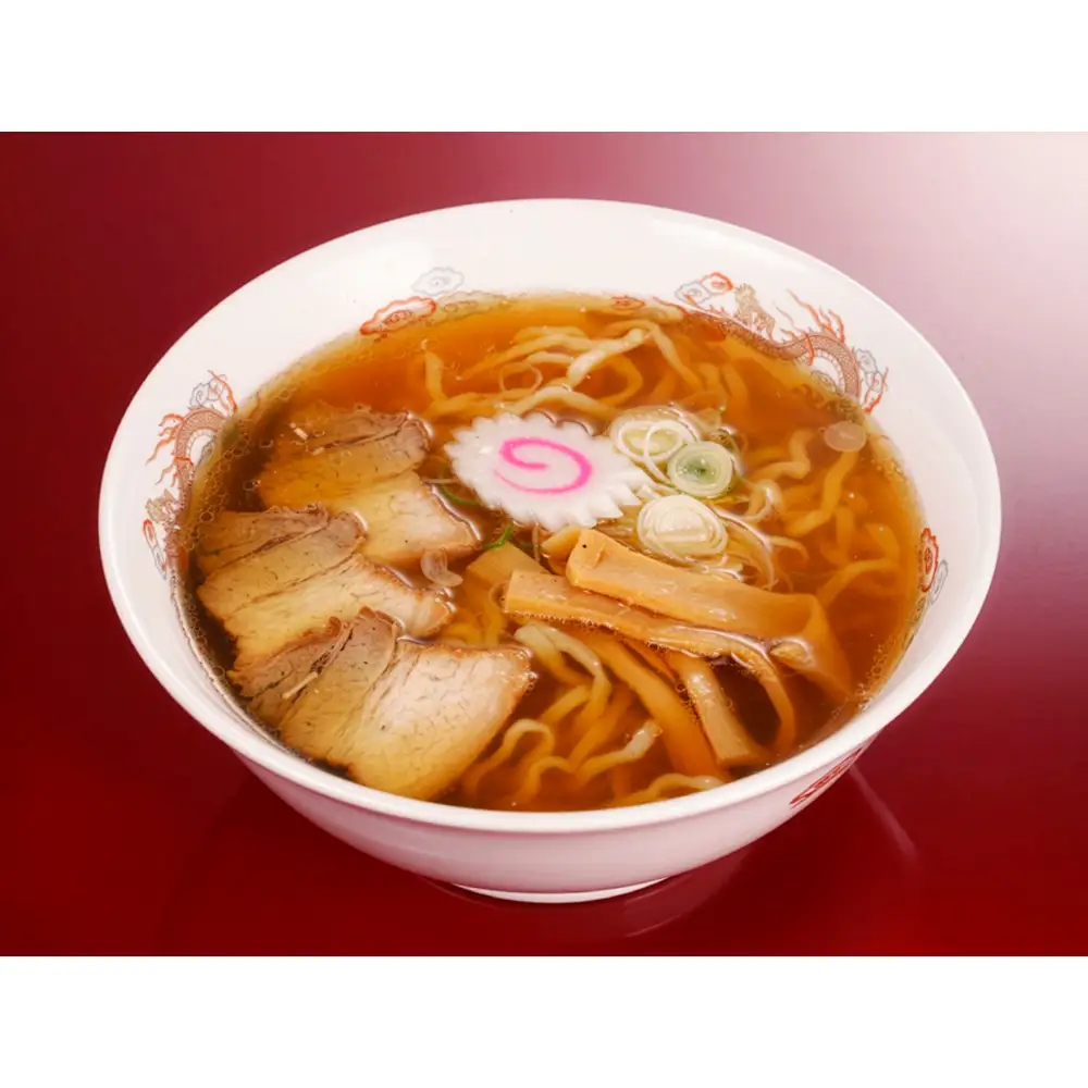 喜多方ラーメン4食入セット（チャーシュ－・メンマ付）　【07208-0807】