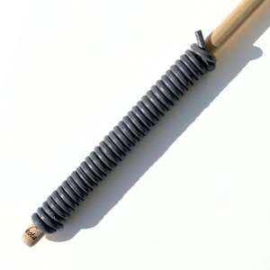 【天然素材のねこじゃらし】グレーカラー×グリーンファー　猫のおもちゃ【1620353】