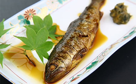 【やまきたブランド】八丁やまめ 落合館の甘露煮 2尾×3p【 神奈川県 山北町 】