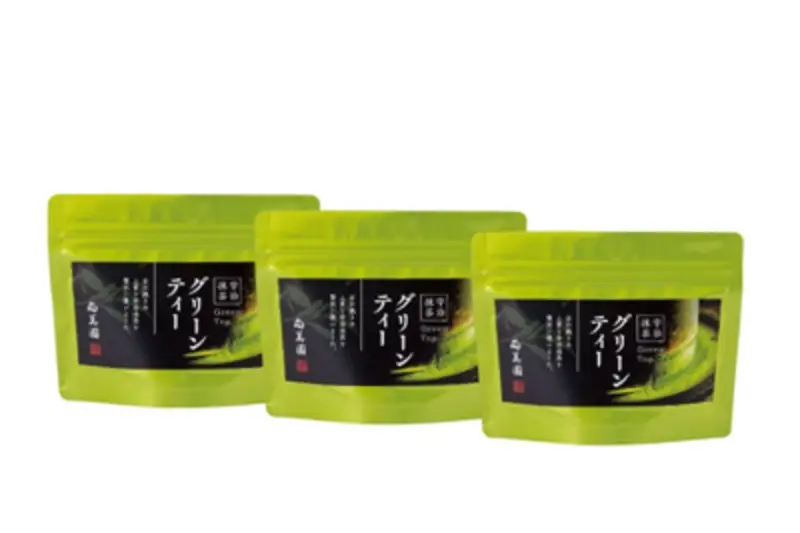 宇治抹茶グリーンティー 150ｇ×3袋セット〈お茶 茶 宇治抹茶 緑茶 抹茶 飲料 牛乳 お湯 お水  抹茶ラテ　加工食品〉