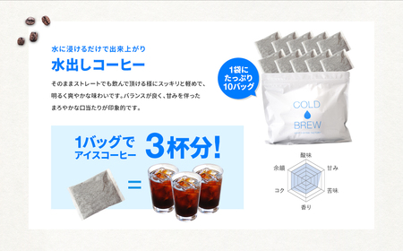 アイスコーヒー 40バッグ / 水出し珈琲 自家焙煎 水出しアイスコーヒー