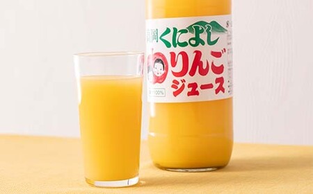 国吉りんごジュース 1000ml×6本セット リンゴジュース アップルジュース 100％ ストレート FAD-1747