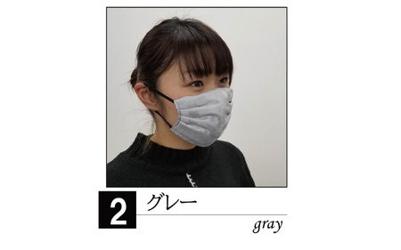 N95級ウイルス捕集率マスク！さらにメガネが曇りにくい！W高機能マスク「くもらんざ」×「ナノマスク」Lサイズ【グレー】 【A-9860_02】