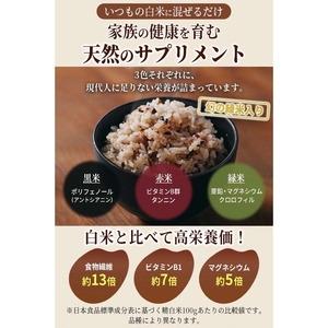 雑穀米 いなみ野 古代三色米 200g 国産 雑穀 玄米 黒米 赤米 古代米 米 お米 ブレンド米 混ぜるだけ 雑穀ごはん 健康 兵庫県産 兵庫 兵庫県 稲美町