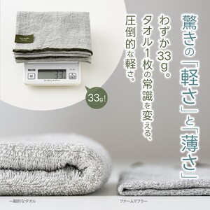 タオル 【ファームマフラー】１枚 農家が考えた万能タオル【BH-kiy005】