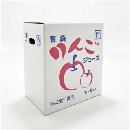 青森県産完熟りんごジュース彩1000ml×6本!! ストレート・無添加100%【1720598】