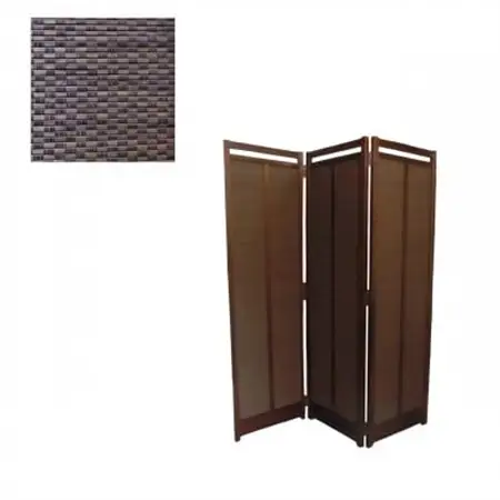 土肥家具工芸の衝立 茶竹簾折畳み150タイプ ブラウンx茶竹 インテリア家具【1707606】