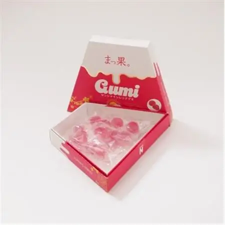 まっ果。 サンシャインレッド グミ 3箱(各箱15粒入り) 山梨県オリジナル品種【配送不可地域：離島】【1719322】